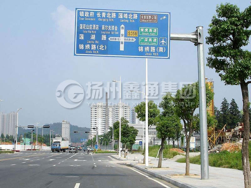 BZG-008，交通標志桿，八棱交通標志桿