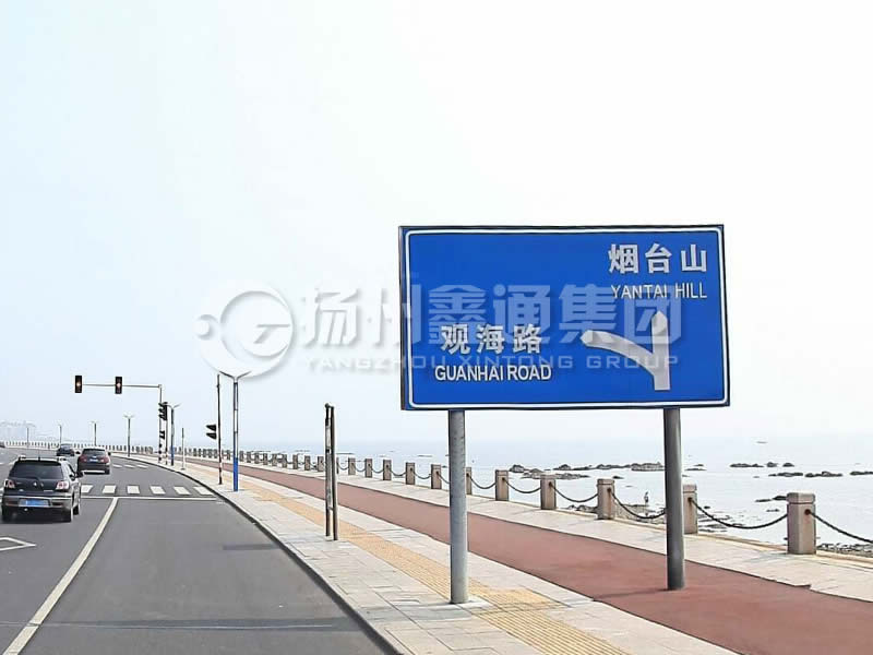 BZG-015，交通標(biāo)志桿，雙柱標(biāo)志桿